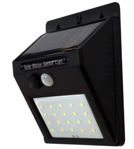 Outdoor Waterproof IP65 20 LED Motion Sensor Courtyard Garden Wall Solar Light for Garage Patio Driveway Yard Landsca